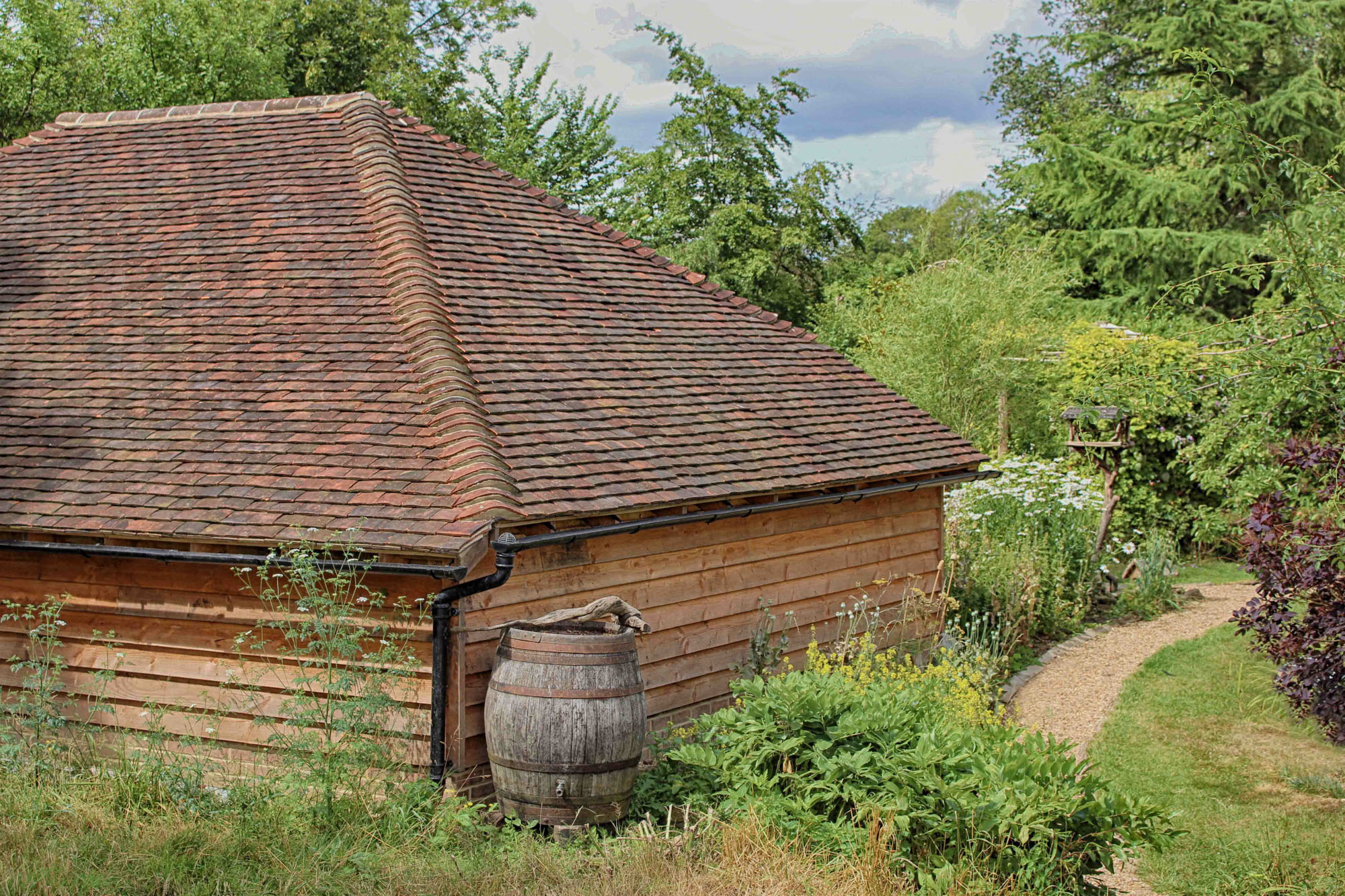 Hipped Roof To Oak Garage